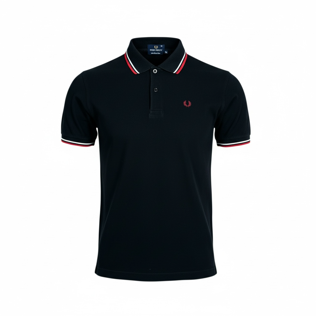 Fred Perry Polo (schwarz) XS