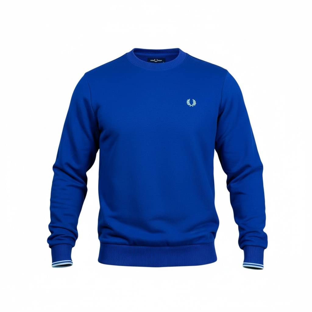 Fred Perry Pullover (blau) S