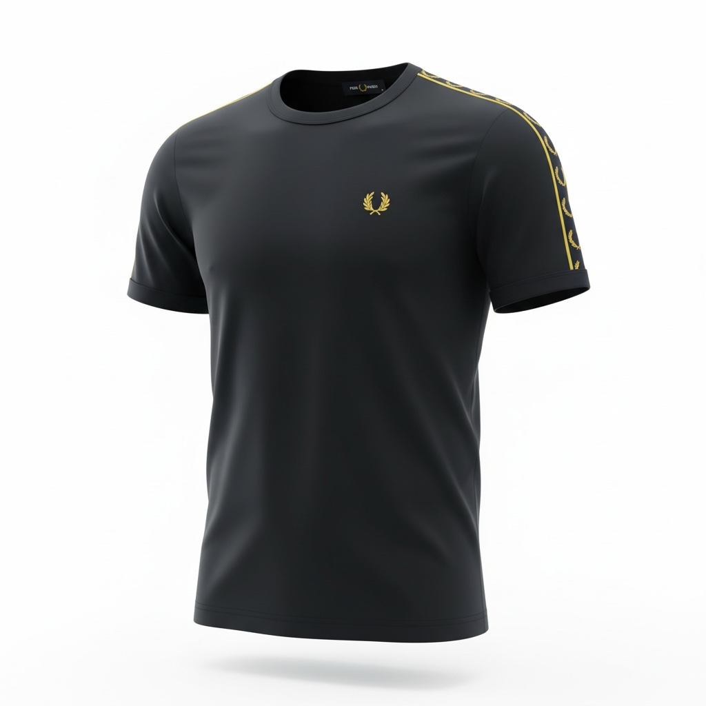 Fred Perry T-Shirt (schwarz) M