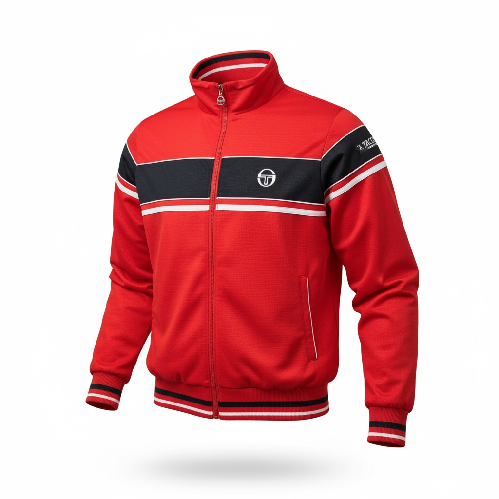 Sergio Tacchini Traningsjacken (rot) S