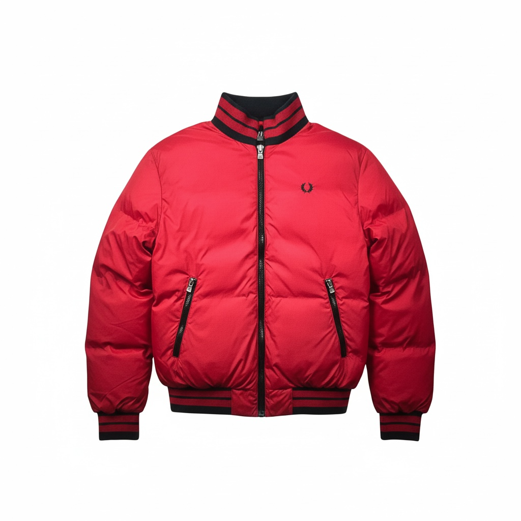 Fred Perry Wendejacke (rot/schwarz) XL