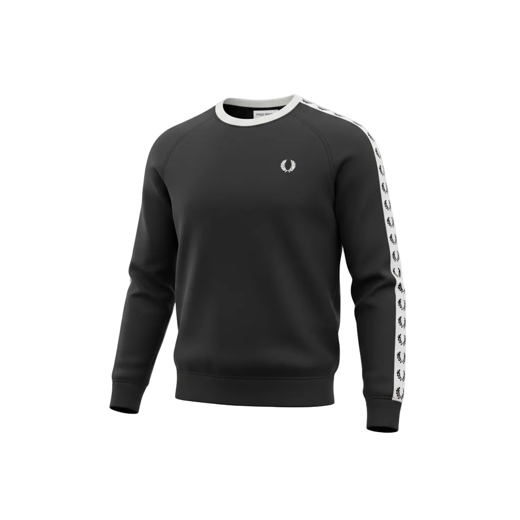 Fred Perry langarm Shirt (schwarz)  S