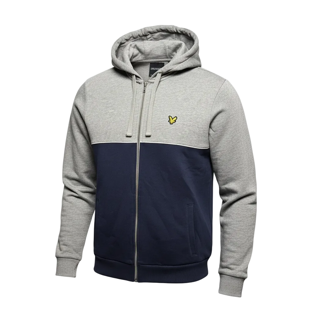 Lyle & Scott Jacke (blau/grau) S